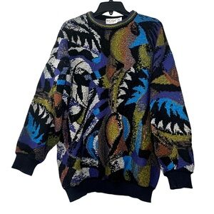 Vintage St. Croix Knits Sweater XXL wool blend 80s 90s Y2K